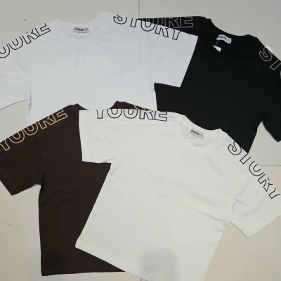 TSHIRT OMUZ BASKILI K.KOL