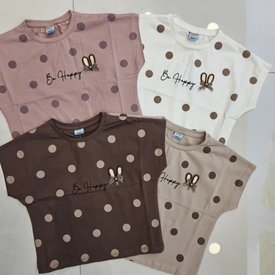 TSHIRT PUANLI BAS TAVSAN AKS. K.KOL
