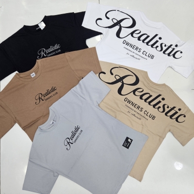 TSHIRT REALISTIK BAS GARSON K.KOL SIRT BASKILI