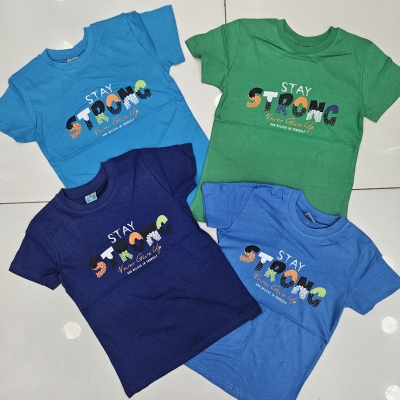 TSHIRT STRONG BAS K.KOL